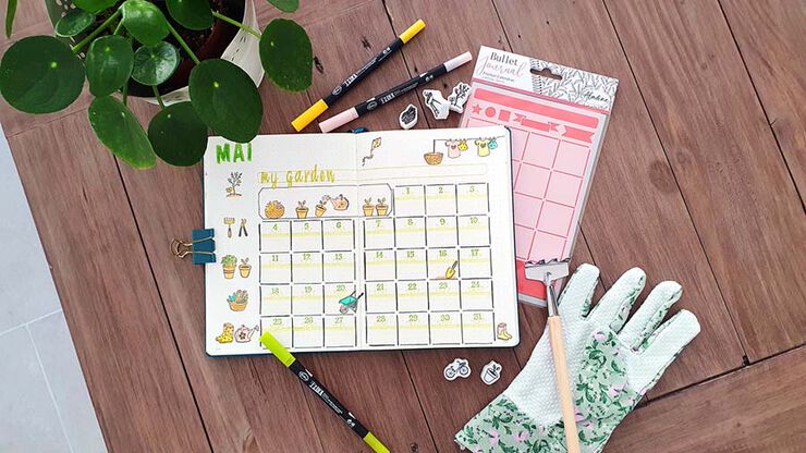 Calendari Aladine Stencil Bullet Journal