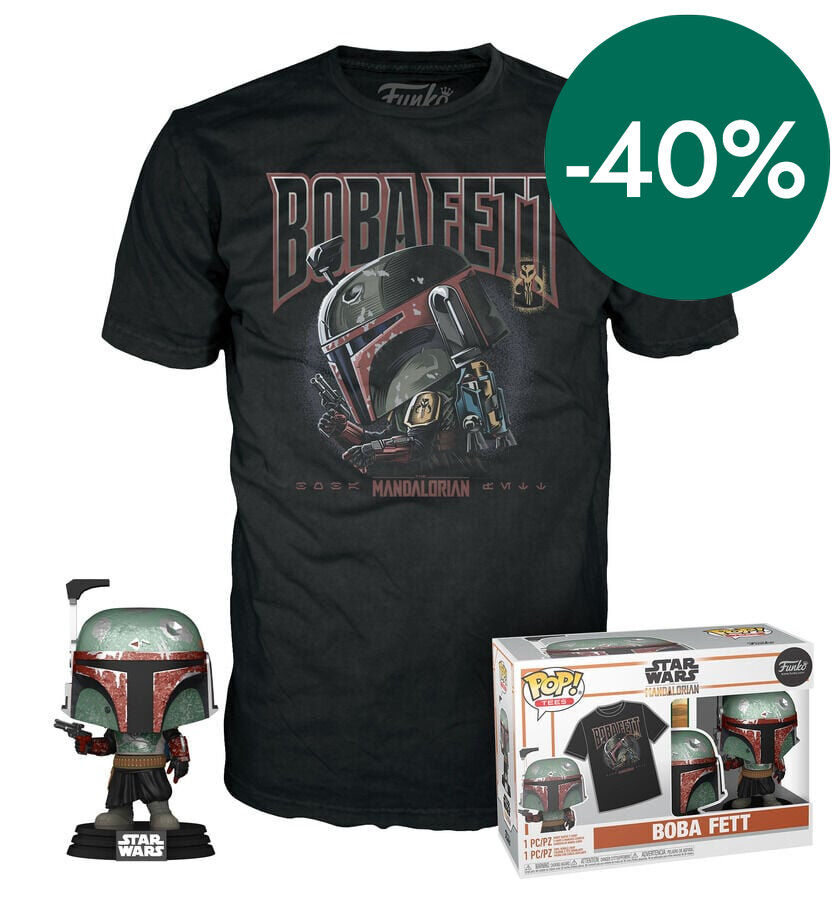 Funko POP! Pack Samarreta Boa Fett - M