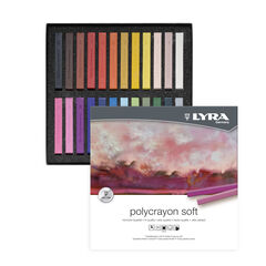 Pastel blando Lyra Polycrayons Soft 24 colores