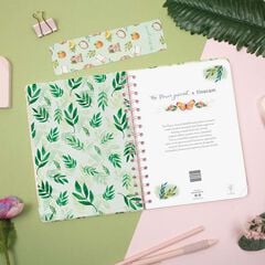 Agenda Finocam The Flower Journal E10 setm/vista horitzontal cas 2026 rosa