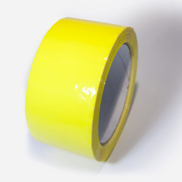 Cinta adhesiva Tesa 66x0,05m groc