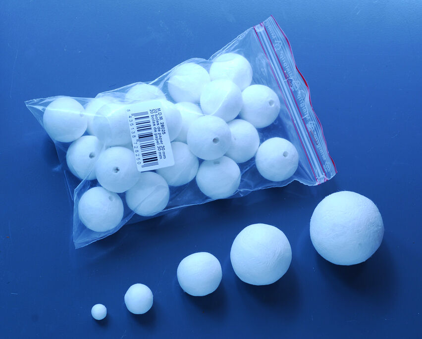 Bolas pasta de papel 50U 20 mm Hobby Craft