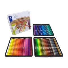 Lápices Staedtler 175 72 colores caja metal