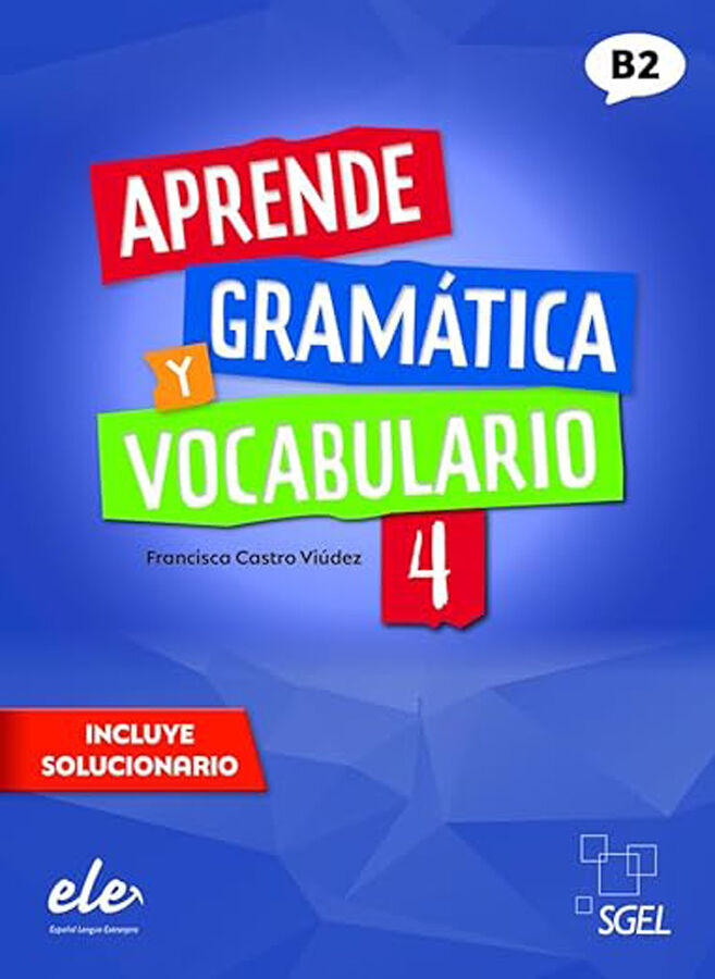 Aprende gram&aacute;tica y vocabulario 4