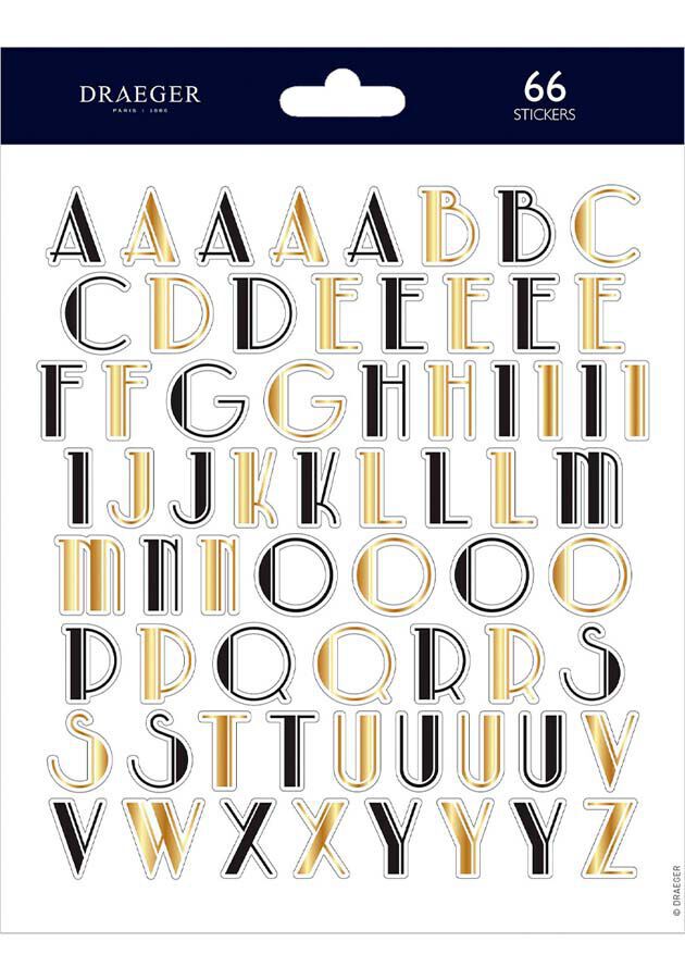 Stickers Draeger Abecedari daurat 66u