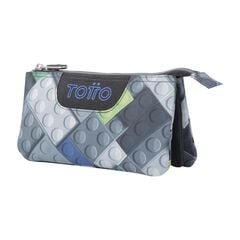 Estuche Totto Piezas 3 cremalleras
