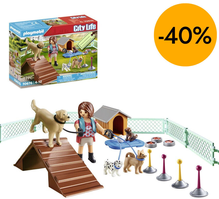 Playmobil City Entrenadora de Perros 70676