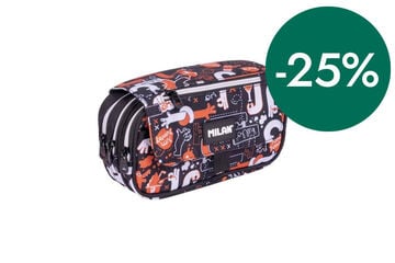 Estuche 4 cremalleras Milan Especial Fingers