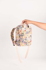 Mochila Petite Mafalda Flores pequeña 20x29cm