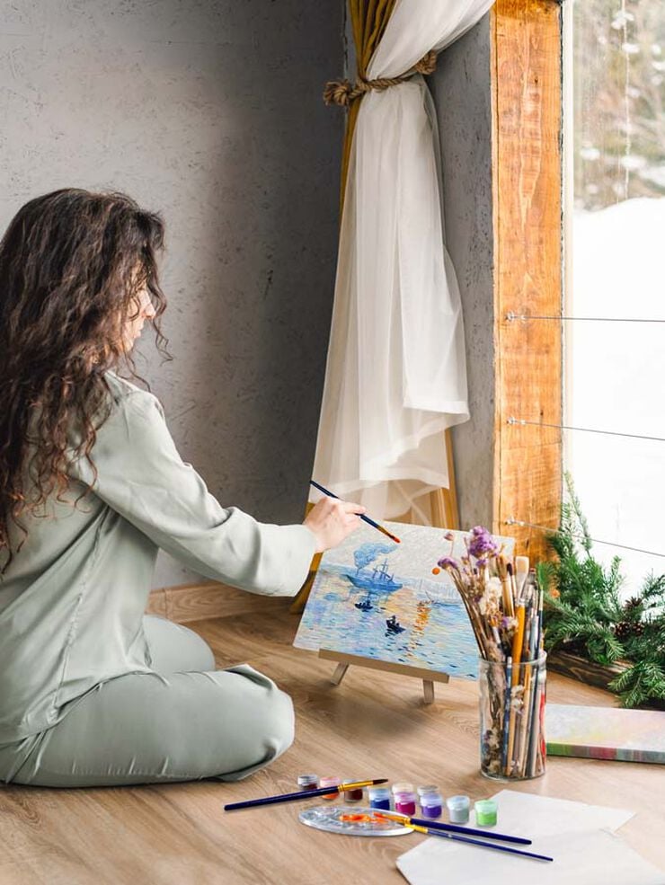 Pintura 3D Madnesstoys Mini Posta de sol