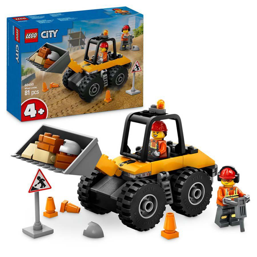 LEGO&reg; LEGO City Cargadora con Ruedas Amarilla 60450