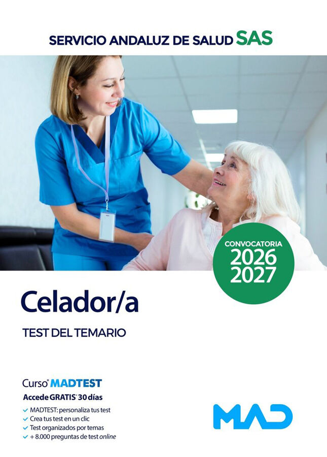 Celador/a del Servicio Andaluz de Salud. Test del temario