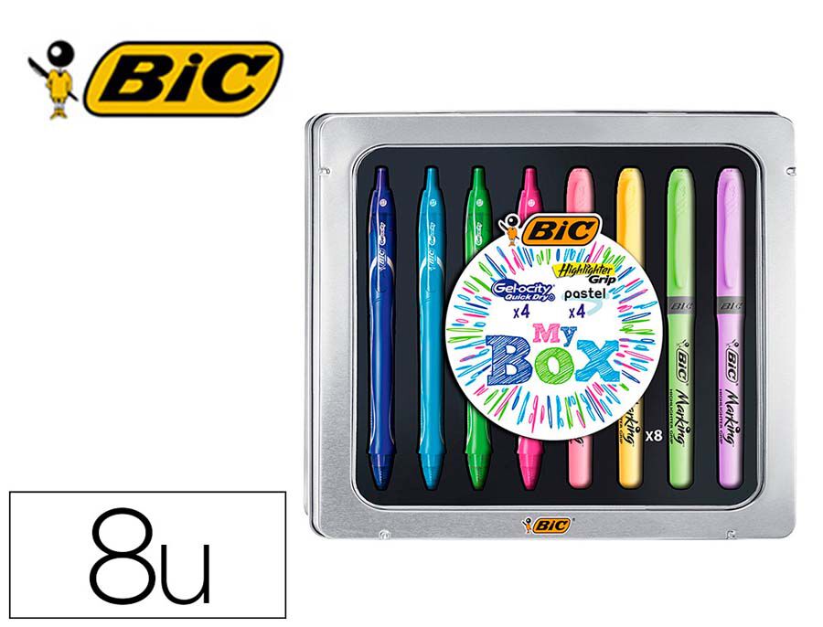 Bic Metal Box Quick Dry & Fluo