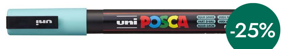 Retolador Posca PC-3M 0,9-1,3mm verd mar&iacute;