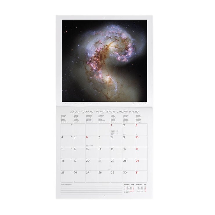 Calendario Legami 30x29 Pared Beyond Infinite Multiling&uuml;e 2027
