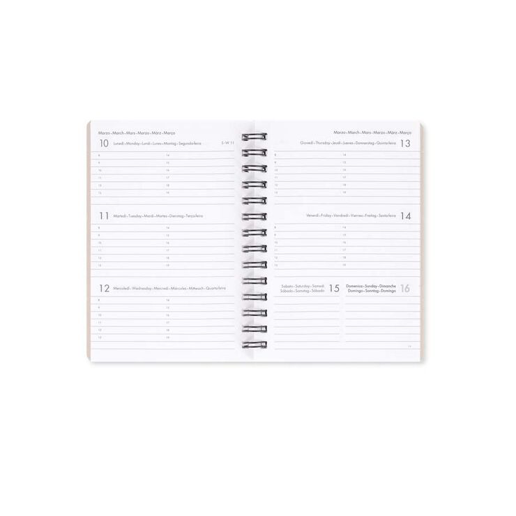 Agenda Legami sem/vista mult 2025 Travel