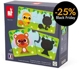 Puzle els animals i la seva ombra