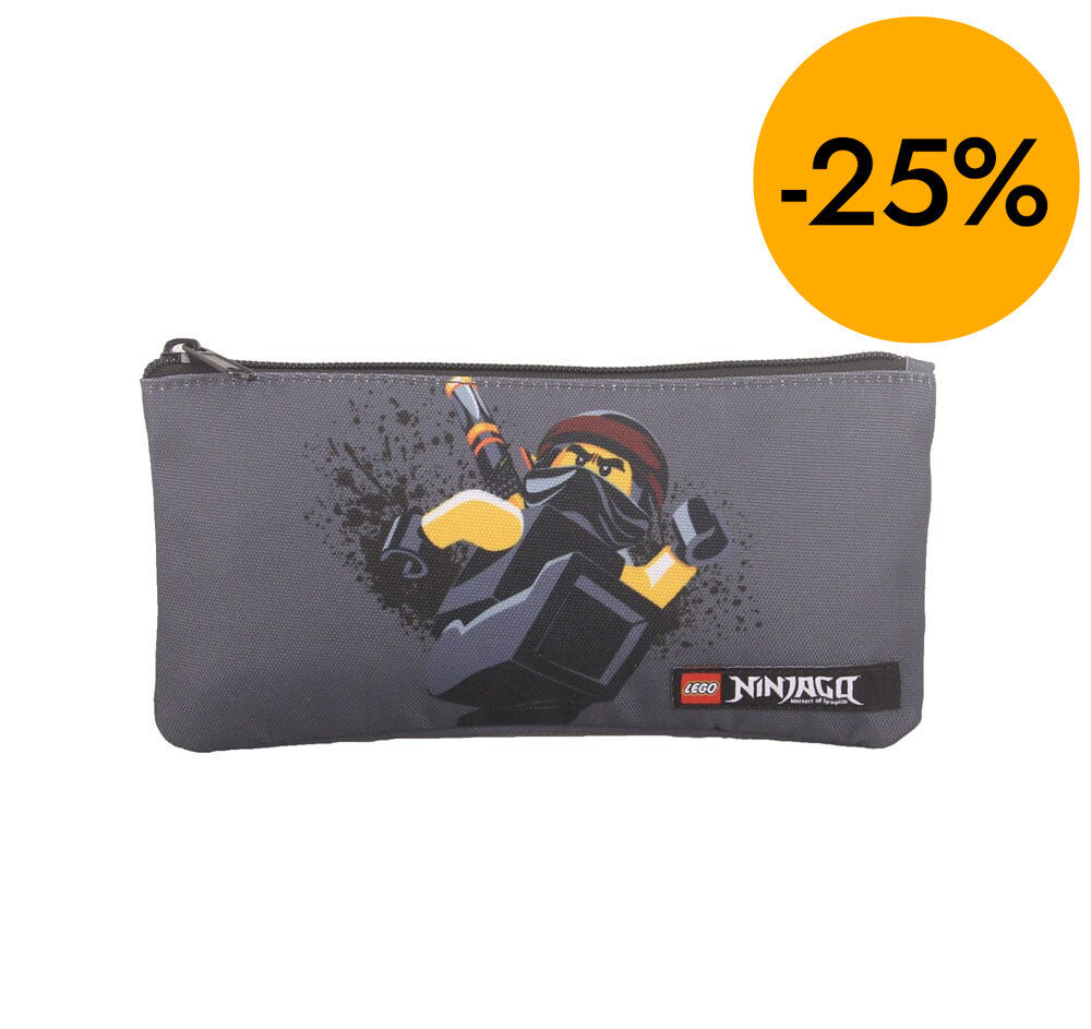 Estuche Lego Ninjago gris