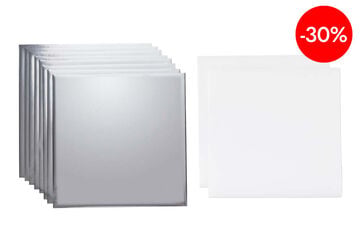 Foil 30x30cm plata 8 fulls