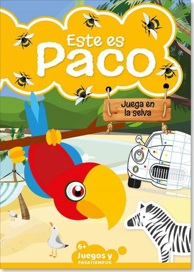 Pasatiempos Indantil Este Es Paco 3. Juega en la selva