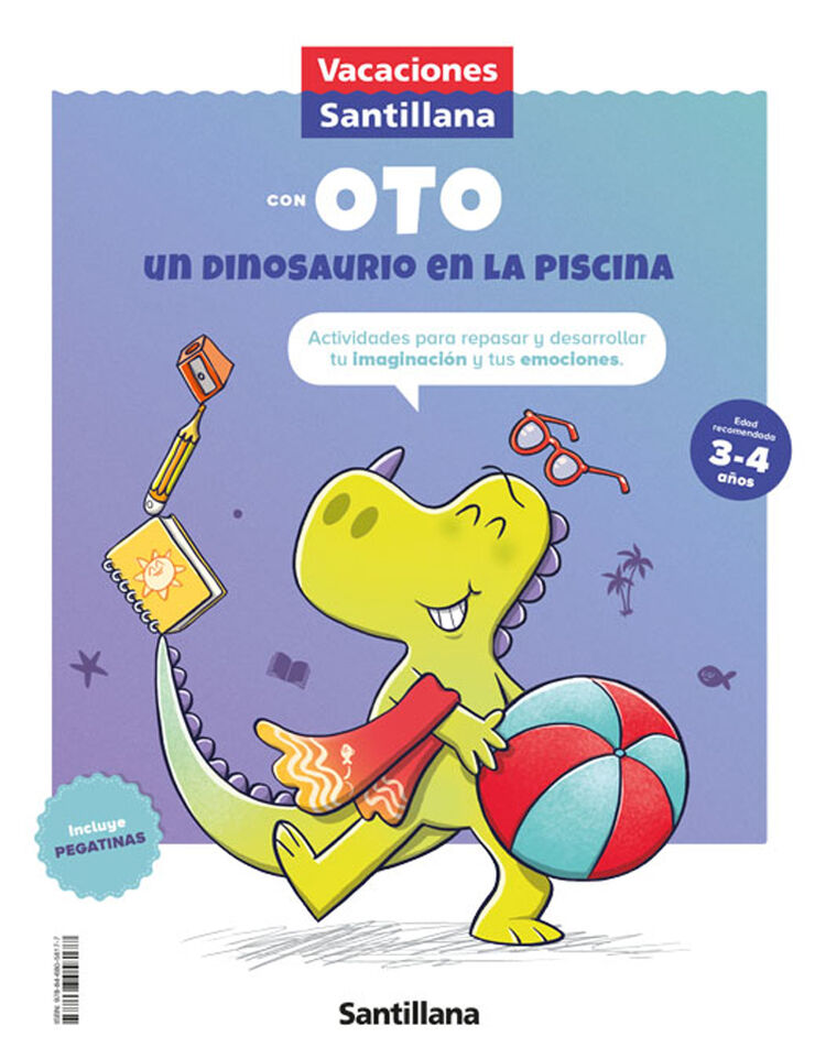 Con Oto un Dinosaurio en la Piscina 3-4 años
