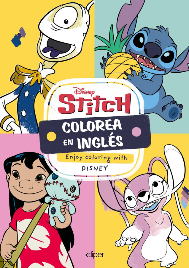 Colorea en ingl&eacute;s con Lilo&Stitch
