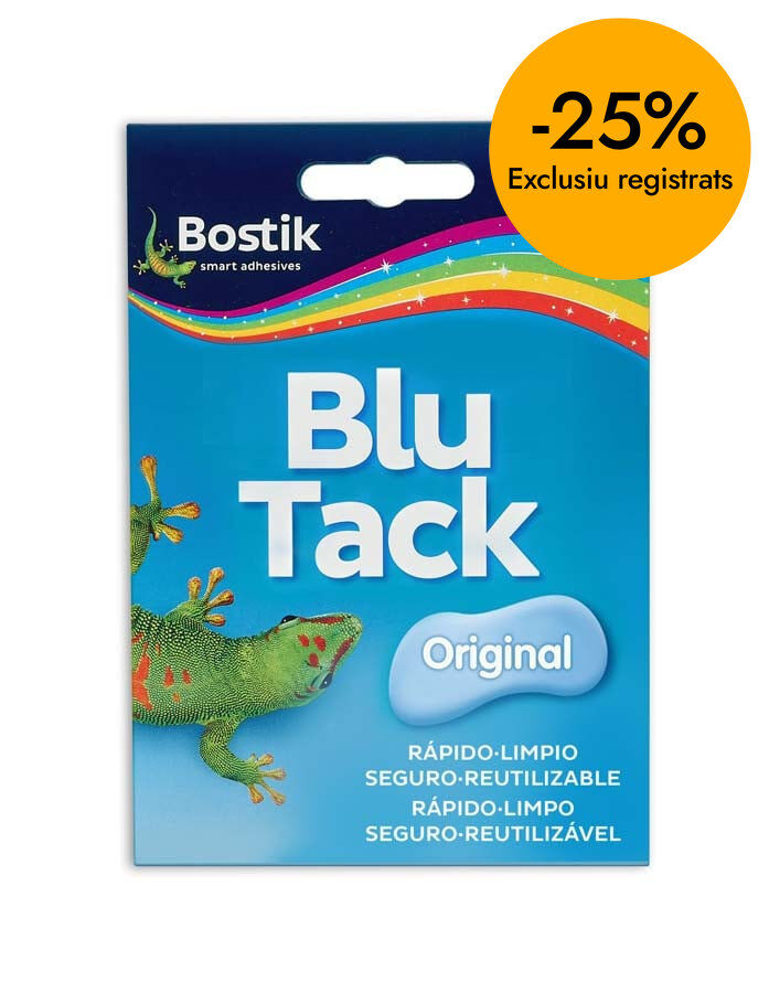 Pasta adhesiva blava Blu-Tack 57g