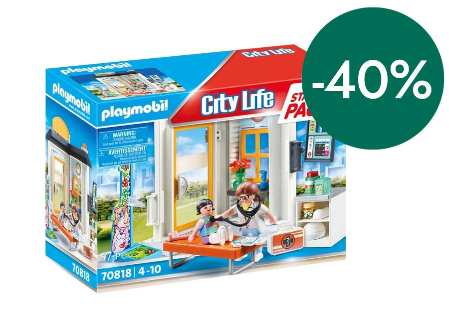 Playmobil City Life Hospital pediatra 70818