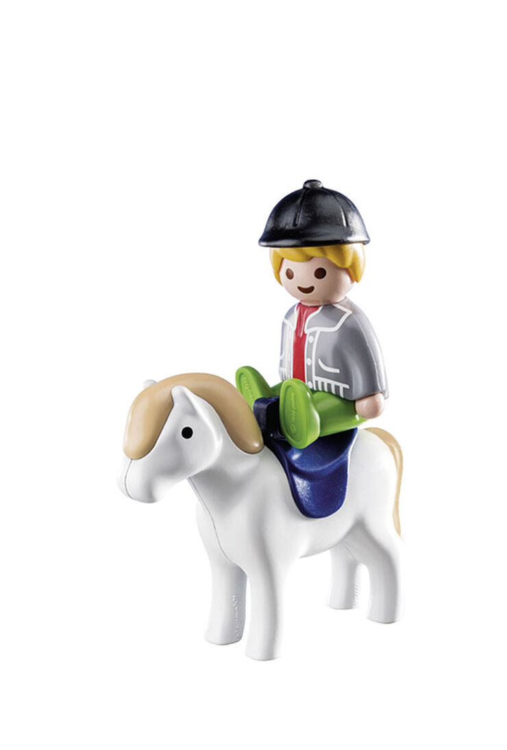 Playmobil 1.2.3 Nen amb Poni 70410