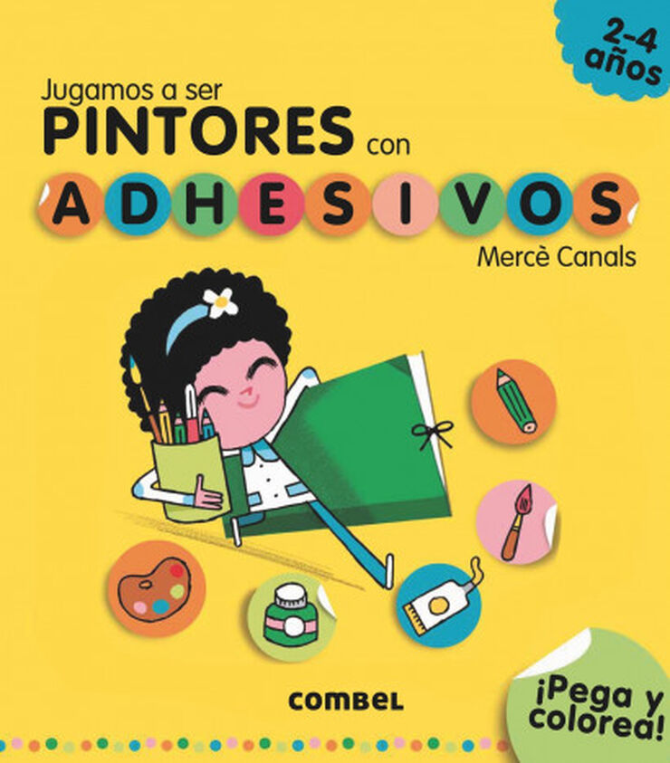 Jugamos a ser pintores con adhesivos Jugamos a ser pintores con adhesivos
