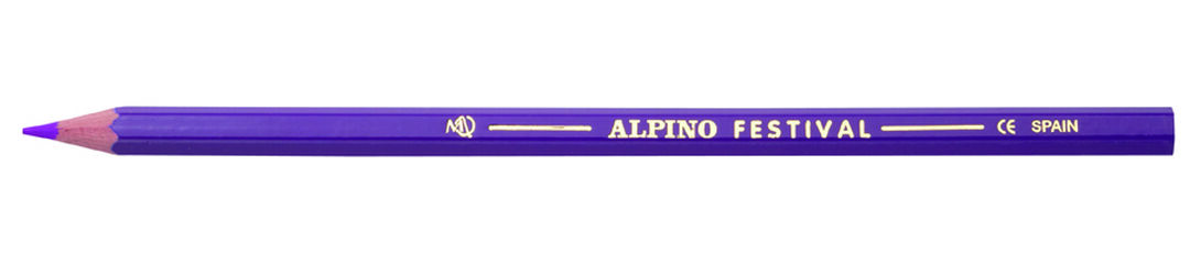 Lápices de colores Alpino Festival amarillo 12u