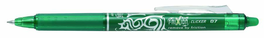 Bol&iacute;graf esborrable Pilot Frixion Clicker verd