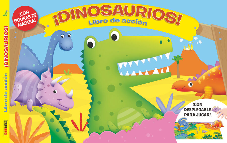 Libro de acci&oacute;n. &iexcl;Dinosaurios!