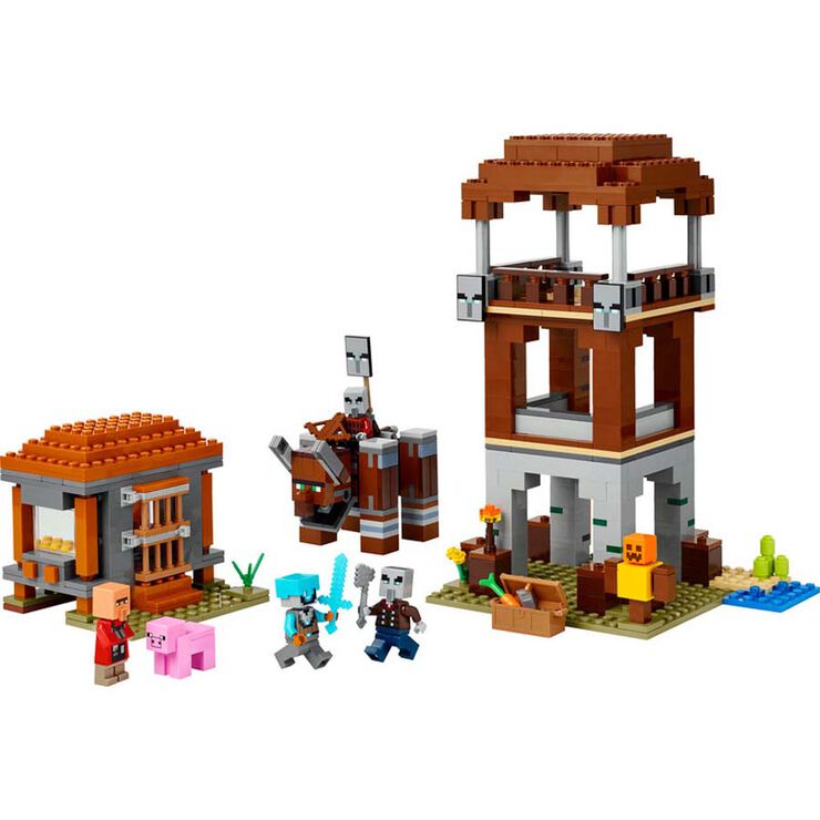 LEGO® Minecraft El Campament dels Salvatges i el Devastador 21278