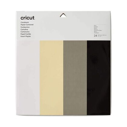 Cricut Cardstock Sampler, Basics - 12 x 12 Cricut Cardstock Sampler, Basics - 12 x 12