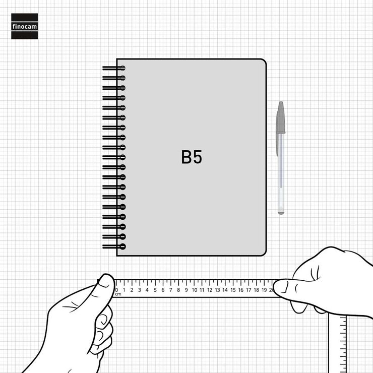 Agenda Finocam Optimal B5 sem/vista horizontal mult 2026 Vera