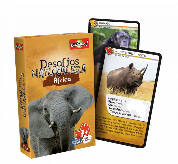 Joc de cartes Bioviva Desafíos Naturaleza Africa
