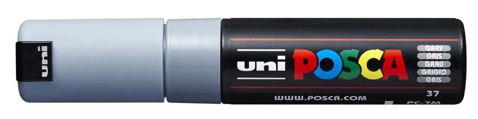 Retolador Posca PC-7M 4,5-5,5mm gris