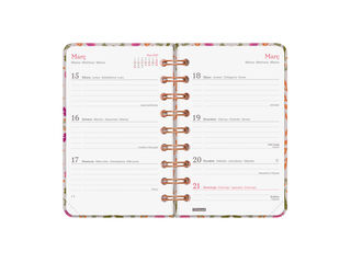Agenda Finocam You Semana Vista Horizontal 2027 Catal&aacute;n Hojas
