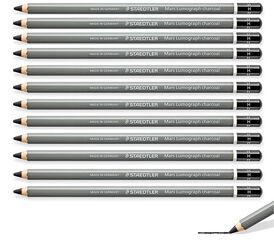 Lápices Graphite Mars Lumograph H 12u
