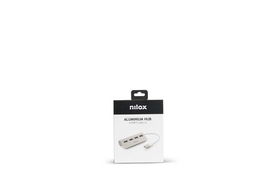 Hub&nbsp;4 Puertos Usb 2.0&nbsp;Nilox