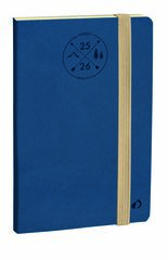 Agenda 16 meses Quo Vadis Everest horizontalA6 sem/vista mult. 2025-26 azul