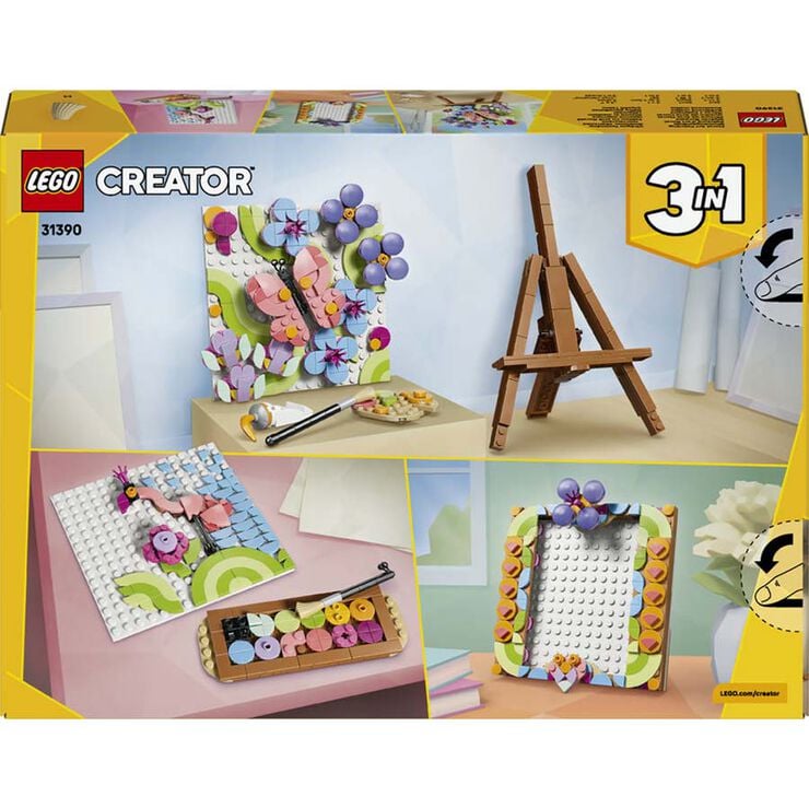 LEGO&reg; Creator Cuadro Decorativo Floral Art&iacute;stico 31390