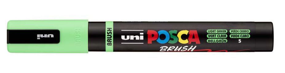 Marcador Posca PC-5BR pincel 1-4mm verde claro