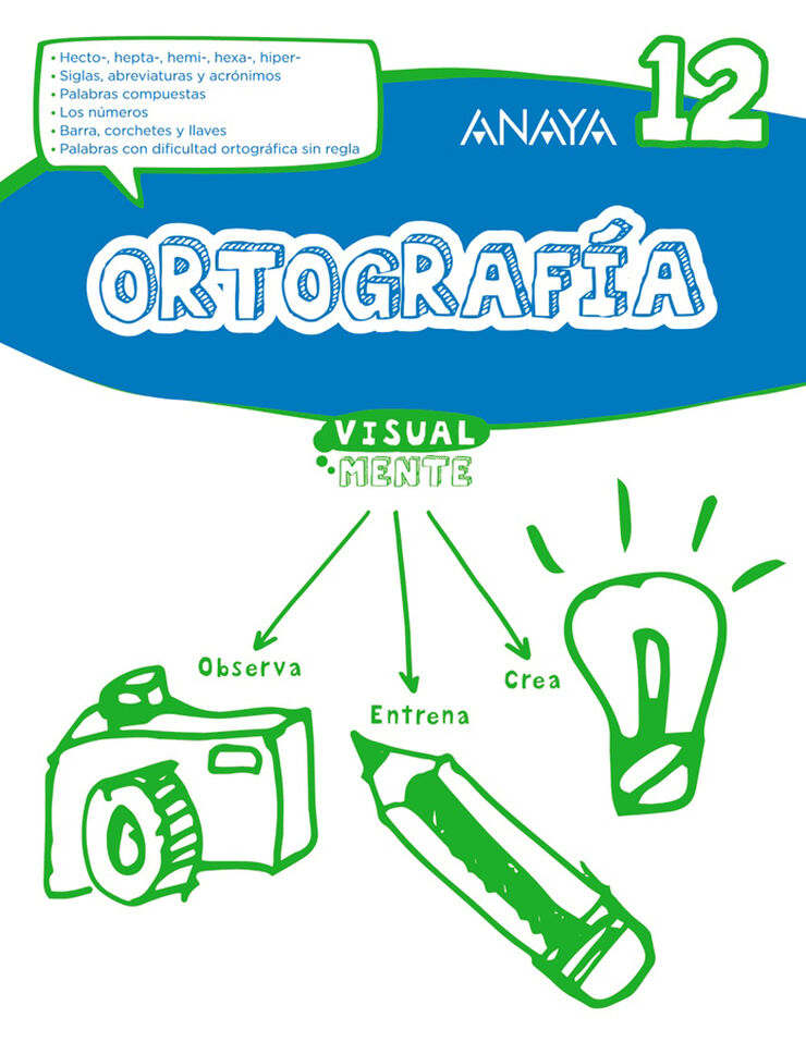 Ortograf&iacute;a 12. Primaria