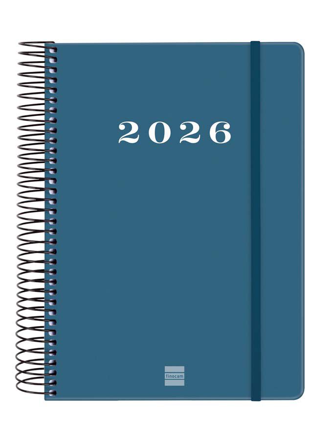 Agenda Finocam My E10 dia/p&agrave;g cat 2026 blau