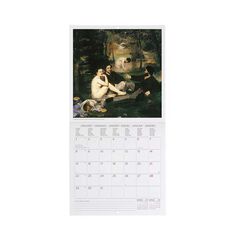 Calendario pared Legami 18X18 2024 Impressionists