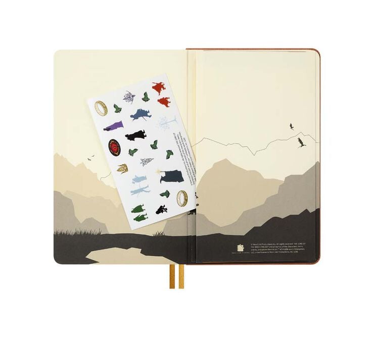 Libreta Moleskine tapa dura rayada L Frodo