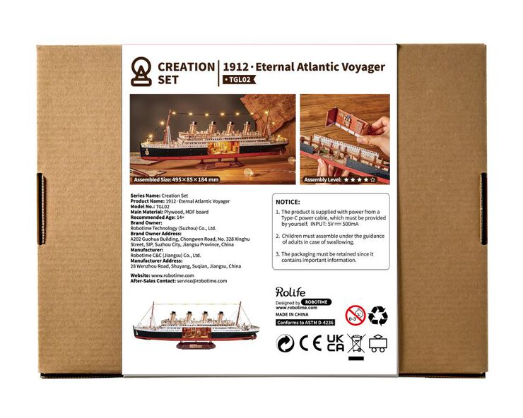 Maqueta Rolife Titanic