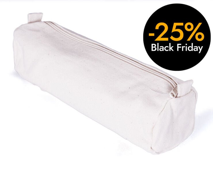 Estuche de algodón con cremallera para decorar